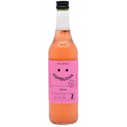 KOMBUCHA RÓŻANA BEZGLUTENOWA BIO 500 ml - ZAKWASOWNIA
