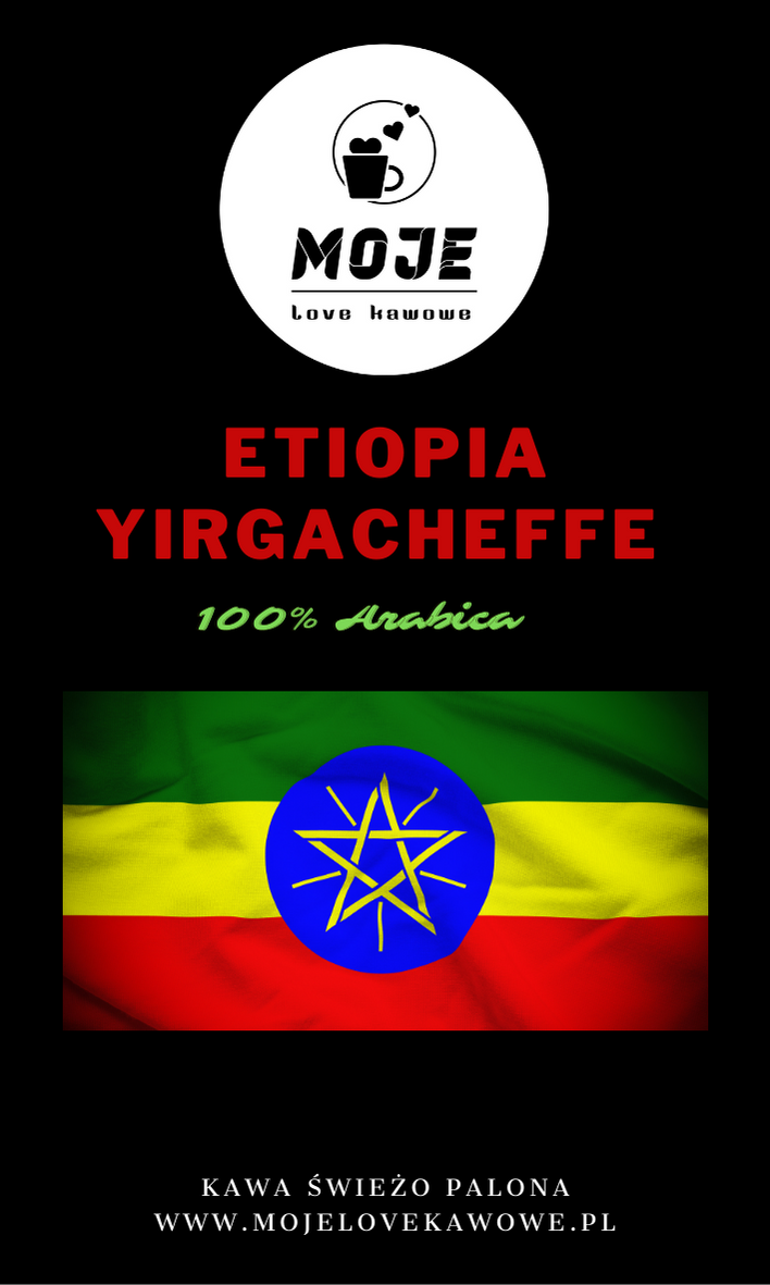 Kawa Etiopia YIRGACHEFFE 1000g ziarnista
