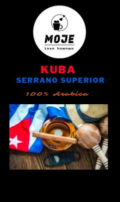 Kawa Kuba Serrano Superior 1000g ziarnista