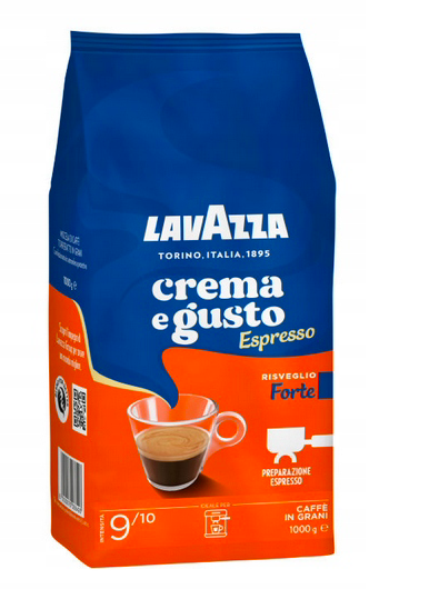 Kawa ziarnista Lavazza Crema E Gusto Espresso Forte - ORGINAL 1000g ziarnista