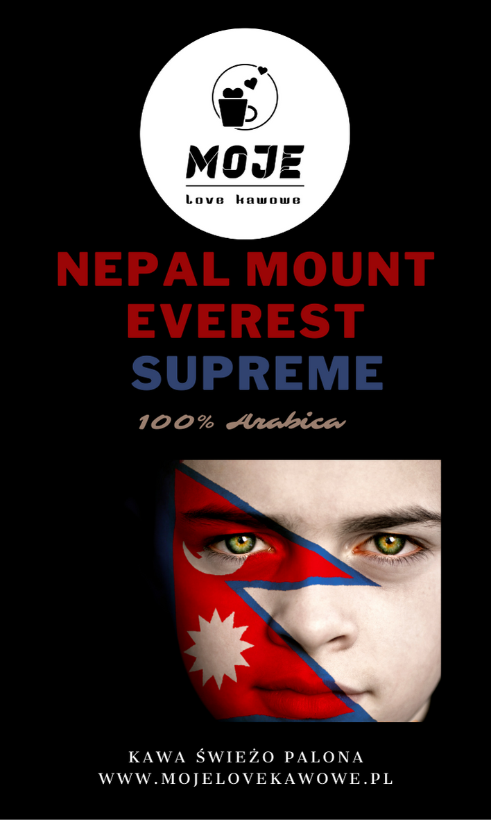 Kawa Nepal Mount Everest Supreme Organic 1000g zmielona