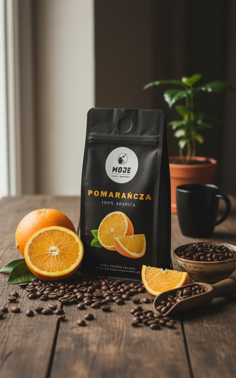 Kawa smakowa Pomarańcza 1000g ziarnista