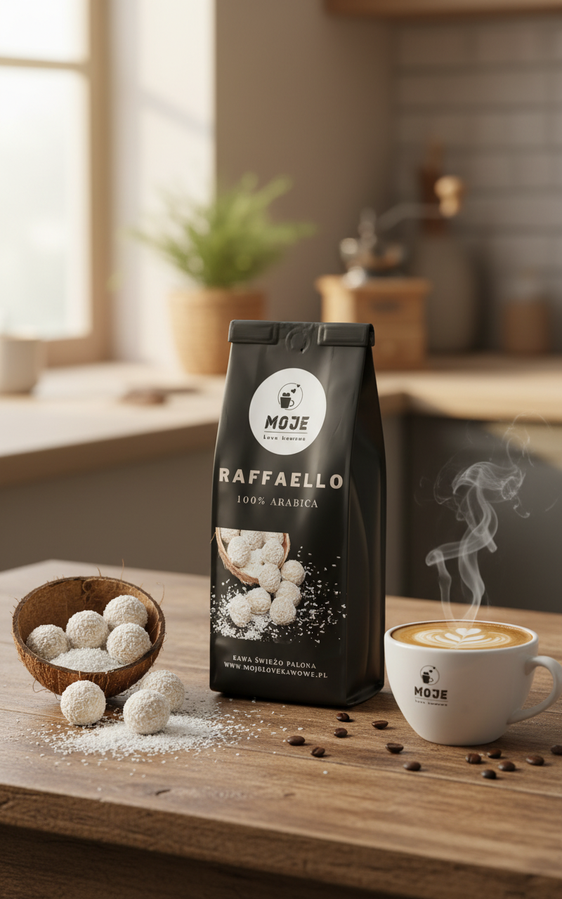 Kawa smakowa Raffaello 1000g ziarnista