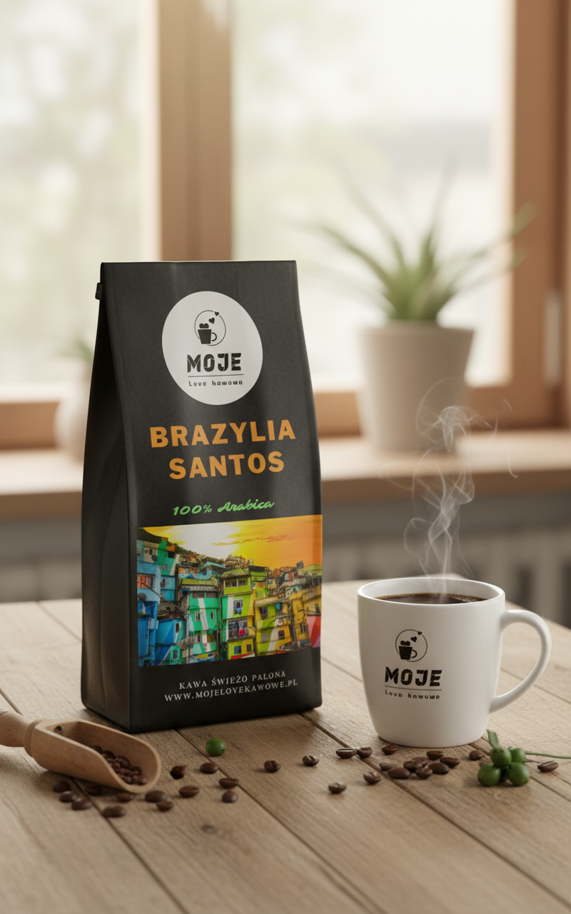 Kawa Brazylia Santos 17/18 1000g ziarnista