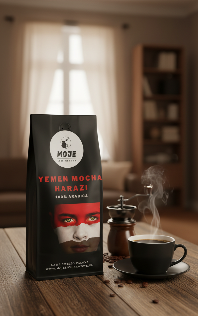 Kawa Yemen Mocha Harazi 1000g ziarnista