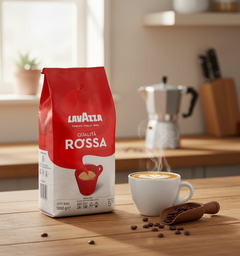 Kawa ziarnista Lavazza Qualita Rossa - ORGINAL 1000g ziarnista
